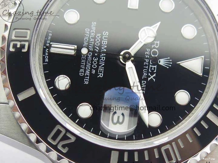 MiroTime 0506 Classic Submariner 116610 LN Black Ceramic GMF 1:1 Best Edition 904L SS Case And Bracelet SA 3512
